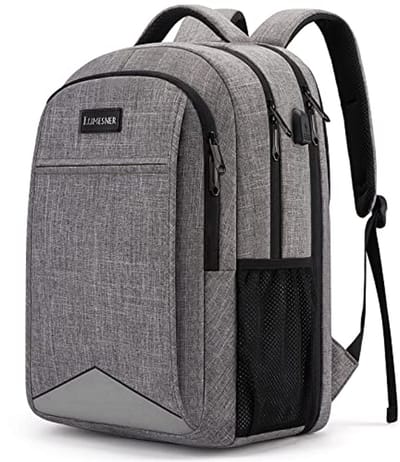 Laptoptas met USB Oplaadpoort - Anti-Diefstal Rugzak voor 15,6/17,3 Inch