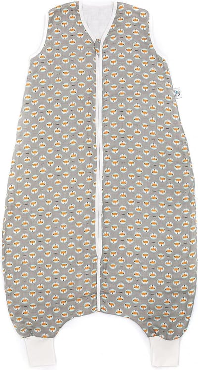 Zomerslaapzak met benen - Koele en warme nachten - TOG 1.0 - Overgangsslaapzak met voeten - Maat 110 cm
