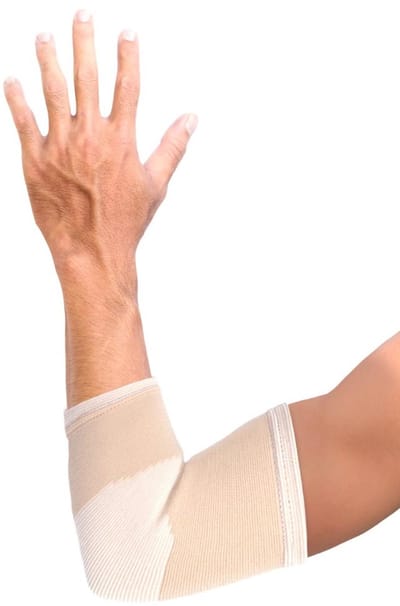 Mövibrace - Elleboogbrace - Elleboogbandage - Ondersteuning Elleboog - Unisex - Beige - Maat XS