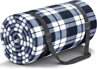Dailygoods- Picknickkleed 200x300cm Waterdicht - Zandbestendig - Opvouwbaar - XXL Strandmatje - Ideaal voor Camping/Picknick - Zachte Flanel Oppervlakte - Stranddeken