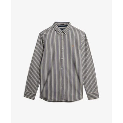 Superdry - Klassiek Oxford Overhemd met Lange Mouwen - Heren - Lange mouwen shirts
