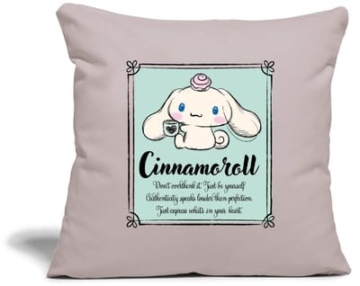 Cinnamoroll Don't Overthink It. Just Be Yourself Sierkussenhoes, 45 x 45 cm
