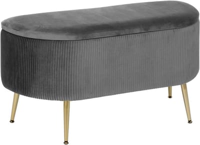 Comfortabele Zitbank Solaro in Grijs - Stijlvol Woonaccessoire