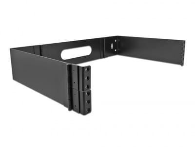 Delock 43376 19 inch Wandhouder 2 HE Geschikt voor kastdiepte: 300 mm Zwart