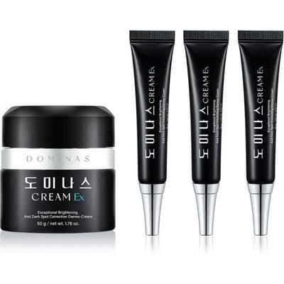 DOMINAS Crème Soin Taches de Rousseur EX 50g+15g X 3 black