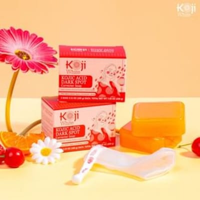 Koji White - Kojic Acid Dark Spot Corrector Soap 100g x 2