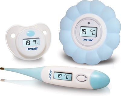 LUVION® 3 in 1 Baby Thermometer Set - Koortsthermometer - Bad / Water Thermometer - Speen Thermometer