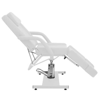 Fauteuil de Cosmétique Cuir Synthétique Blanc 180 x 62 x 78 cm