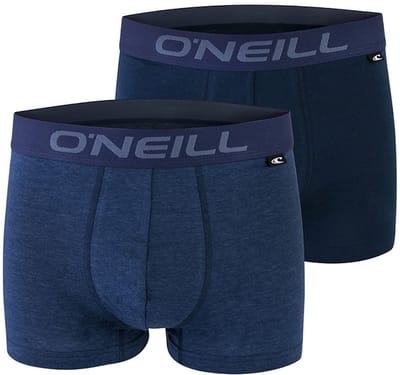 Heren boxershorts | Uni | Merk: O’Neill | Kleur: Blauw melange | Maat: S t/m XXL | 6 Pack