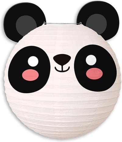 LUQ - Panda - Lampion - Sint Maarten - Lampionstokje - Zonder - Lichtje - Dieren - TrekLampion - Papier - Kind - 1 Stuk