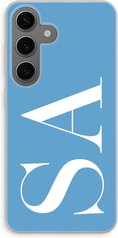 Gepersonaliseerd - Case Company® - Hoesje geschikt voor Samsung Galaxy S24 hoesje - Monogram N°2 - Soft Cover Telefoonhoesje - Bescherming aan alle Kanten en Schermrand