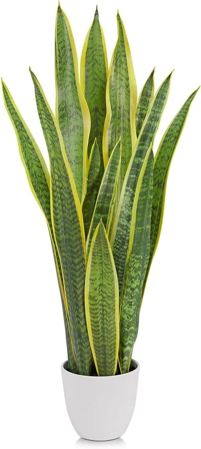 Grote Kunstplant Sansevieria, 73 cm Hoog, Ideaal voor Woonkamer en Kantoor, Onderhoudsvrije Indoor en Outdoor Decoratie