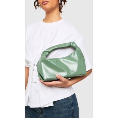 boohoo Dames Tas met knoophandvat | Verstandig