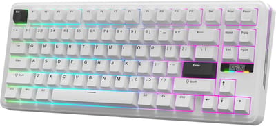 Draadloos Mechanical Gaming Toetsenbord met RGB, Hot-Swappable en Programmeerbare Toetsen - 75% US Layout