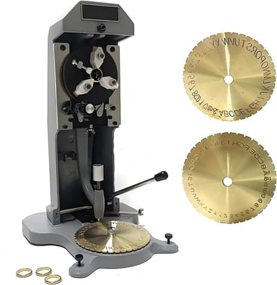 Ring Graveermachine - Sieraad Graveerder - Binnenkant Graveren - Volledig Metalen - 15-20 mm - Zilverkleurig