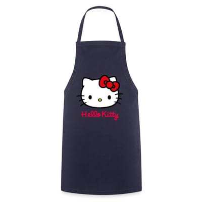 Hello Kitty Klassiek Portret Hello Kitty Tekst Keukenschort