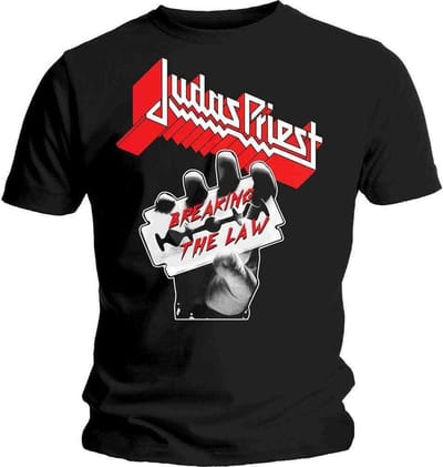 Judas Priest - Breaking The Law Heren T-shirt - S - Zwart