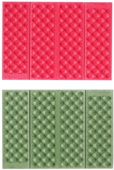 Dailygoods- Zitkussen Opvouwbaar - 2 Stuks - Waterdicht Outdoor - Camping/Zitkussen - Veelzijdig Inzetbaar - Grootte 29 x 39 cm - Zitmat