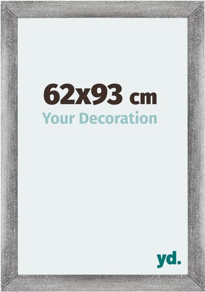 Your Decoration - Fotolijst 62x93 cm - MDF - Grijs Geveegd - Mura
