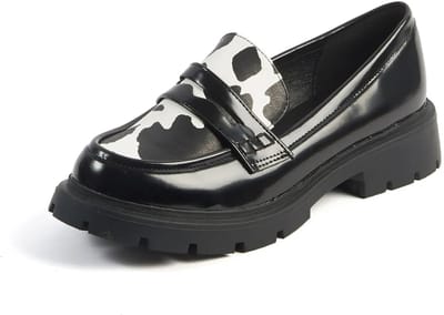 Mocassins met brede neus H - Olijfgroen model