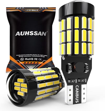 Krachtige T15 W16W LED Lampen - Koudwit 6500K - CANBUS Foutvrij - 3000LM - 12V/24V - 2 Stuks
