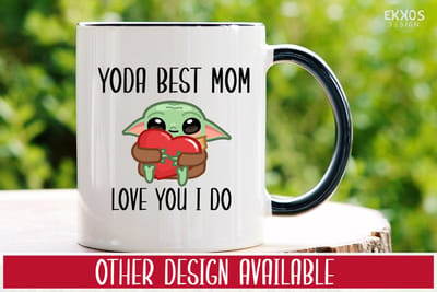 Yoda Mom & Dad Mok - Valentijdag - Moederdag cadeau - Vaderdag cadeau - Koffiemok - Koffiekopjes - Mok en bekers - Mok met tekst - Valentijn cadeautje voor haar - Valentijdag cadeau - Valentijn Mok - Couple Mokken