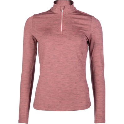 HKM-Trainings shirt lange mouw- maat L- kleur rose