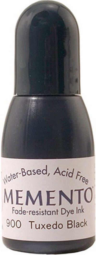 Vulling stempelkussen Memento tuxedo black - 15 ml - Tsukineko