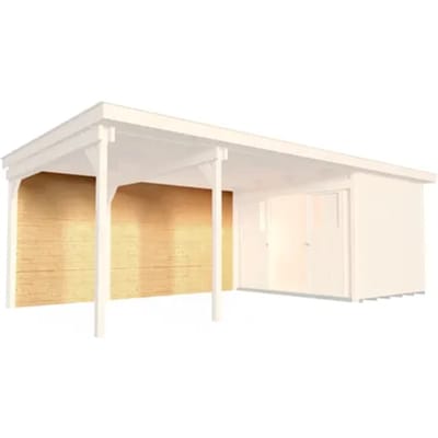 Weka Achterwand Onbehandeld 150cm
