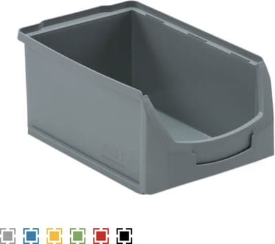 Alpac Magazijnbak - Opbergbak - Magazijnbak - 350 x 213 x 150 mm - 7L- Grijs