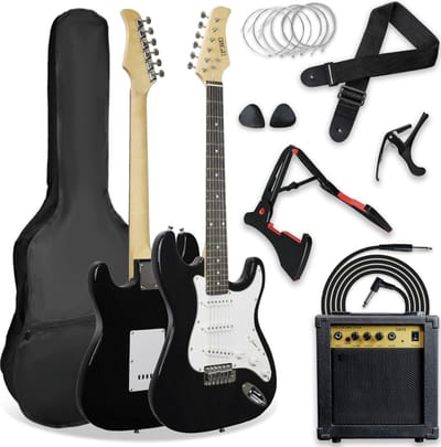 DD Elektrische Gitaar met Versterker - Gitaar Versterker - Electrische Gitaar - Compleet Pakket