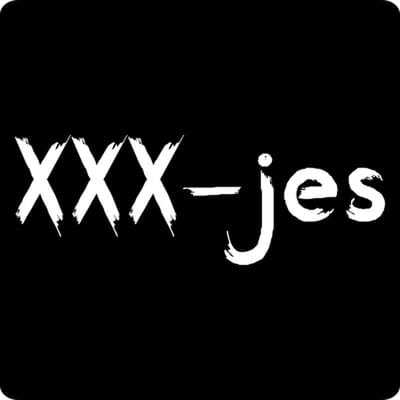 Sluitsticker - Sluitzegel - Sticker - XXX-Jess - 500 stuks - 45mm - Zwart