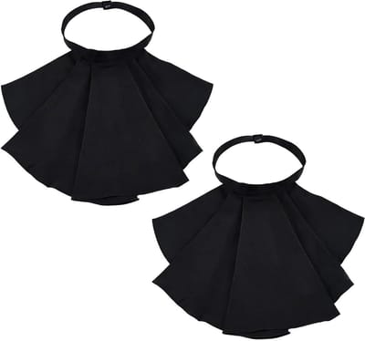 Set van 2 Verwijderbare Rimpel Tutu Kettingen met Lotusblad voor Piraten Cosplay en Historische Rolspelen, Ideaal voor Renaissance Fairs en Theatrale Kostuums