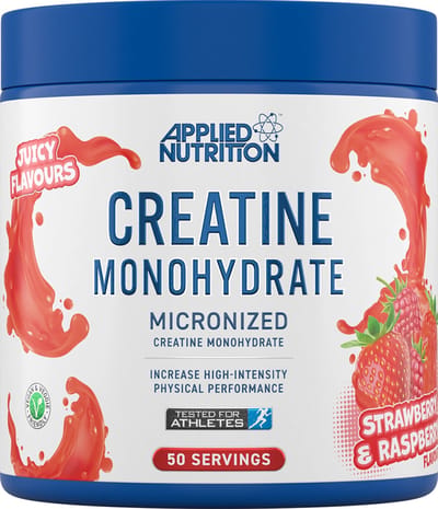 Applied Nutrition Flavoured Creatine Monohydrate (250g) Strawberry & Raspberry - Creatine - Creatine Monohydraat