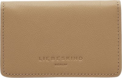 LIEBESKIND BERLIN Leren Kaarthoes Classics Cardie Card Case Sandstone Lichtbruin