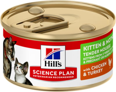 24x Hill's Science Plan Feline Kitten & Mother Chicken & Turkey 85 gr
