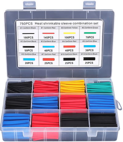 HeatShrink Pro Serie - Hittekrimpkous Set - 750 - Meerkleurig - met doos
