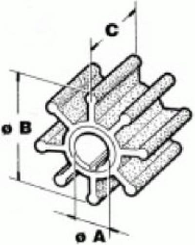 Yamaha / Selva / Mariner 40/50/55 pk, 60 pk tot 05, F60/T60 pk 05+, 70 pk tot 05 (REC6H3-44352-00)
