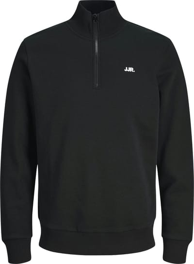 Jj Rebel Rebel Logo Sweatshirt Met Halve Rits Zwart S Man