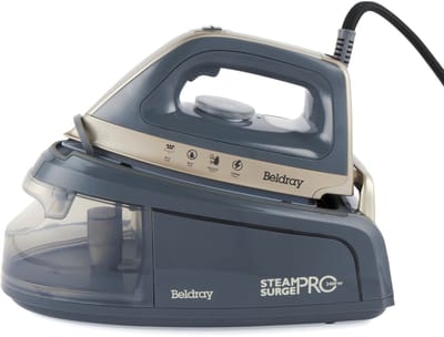 Beldray BEL01137TT Titanium Steam Surge Pro Strijkijzer – Stoomstation met XL 1,2L Watertank, Stoomstrijkijzer met Keramische Zoolplaat, 2400 W