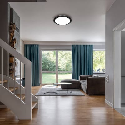 BRILONER - Badkamerlamp - 3766015 - Neutraal wit 4000K - IP44 spatwaterdicht - 12W - 1250 lm - 31 x 6,5 cm - Zwart