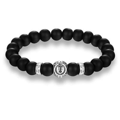 Tweeling / Gemini Kralen Armband Heren Dames - Astrologie - Sterrenbeeld - Zwart - Armbanden - Papa Cadeau Voor Mannen - Vaderdag
