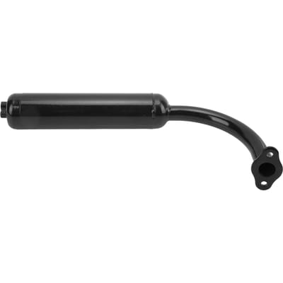 Motorfiets Uitlaatdemper Uitlaatpijp Zwart voor 2 Takt 49cc 60cc 66cc 80cc Motoren Gemotoriseerde Fiets gray