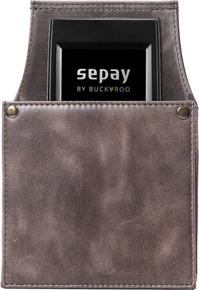 Horeca - Horeca Holster - Horeca Lederwaren - Holster Mobiele Pin - Kelner - Restaurant - Houder voor mobiele PIN - Terminal Holster - Lederen Holster Horeca - Handheld Holster - Holster voor PIN automaaat van CCV en andere PIN automaten - Holsters