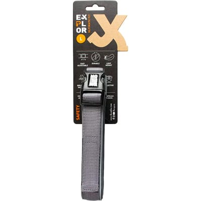 Duvoplus - Halsband Voor Dieren - Hond - Ultimate Fit Comfy Halsband Safety M - 39-44cm Silver Reflective - 1st