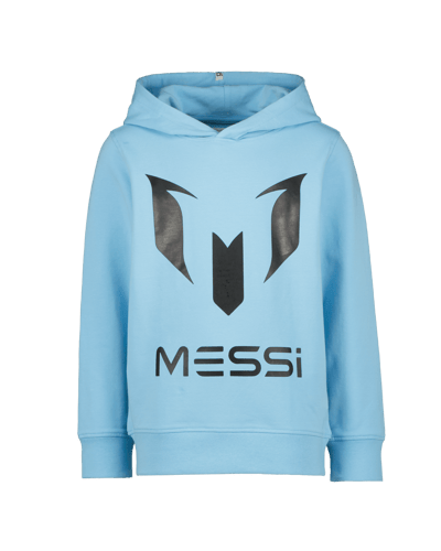 Vingino x Messi Logo Hoodie Kids Argentina Lichtblauw - Maat: 104