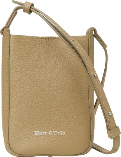 Marc O'Polo Telefoontasje Schoudertas Cellphone Bag Salted Caramel Lichtbruin