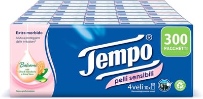 Extra Zachte Papieren Zakdoekjes voor Gevoelige Huid - 30x10 Pak