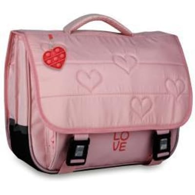 Love Pink/Hearts schooltas 38cm Boekentassen en rugzakken