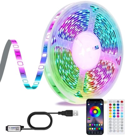 RONN® Led Strip 10 Meter - Smart Led - Led Strip - Veelkleurig - 10cm x 10cm x 2cm